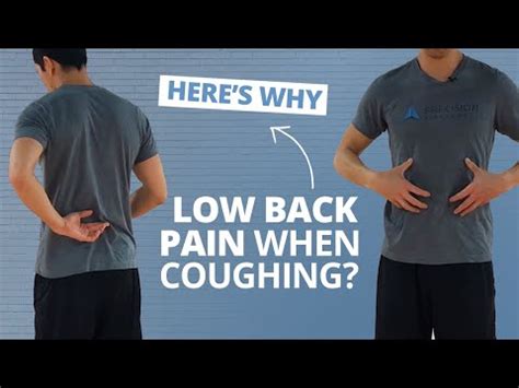 Muscle aches. . Lower back pain when coughing nhs